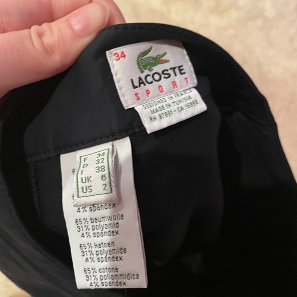 Lacoste Navy Blue Golf Skort - Picture 3 of 4